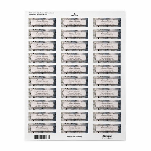 Die rustikale Hochzeitskollektion Silberbaum (Vorne)