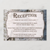 Die rustikale Hochzeitskollektion Silberbaum Begleitkarte (Vorderseite)