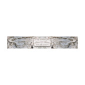 Die rustikale Hochzeitskollektion Silberbaum Einladungsbanderole (Flach)