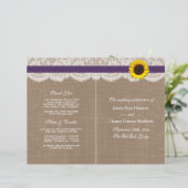 Die rustikale Hochzeitssammlung für Sonnenblumen - (Stehend Vorderseite)