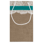 Die rustikale Hochzeitssammlung für Sonnenblumen - Kleine Geschenktüte (Rückseite)