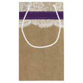 Die rustikale Hochzeitssammlung für Sonnenblumen - Kleine Geschenktüte (Rückseite)