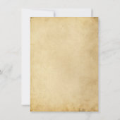 Die Rustikale Jagd auf den alten Buck erstickt Einladung (Rückseite)