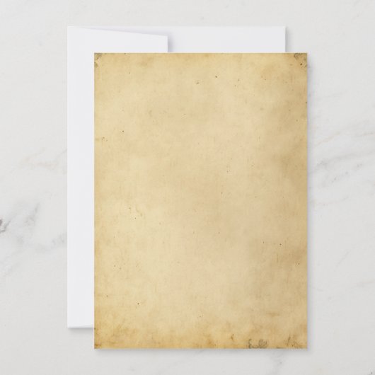 Die Rustikale Jagd auf den alten Buck erstickt Einladung (Rückseite)