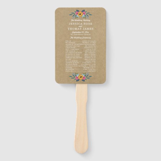 Die Rustikale Kraft-Blumenzwiebelsammlung Fächer (Vorderseite)