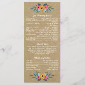 Die Rustikale Kraft-Blumenzwiebelsammlung Programm (Rückseite)