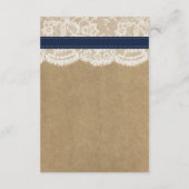 Die rustikale Kraft Sonnenblumen-Hochzeitssammlung Begleitkarte (Rückseite)