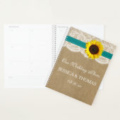 Die rustikale Kraft Sonnenblumen-Hochzeitssammlung Planer (Anzeige)
