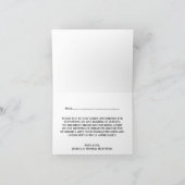 Die rustikale Kraftpapier-Schnur beleuchtet Dankeskarte (Innenseite)