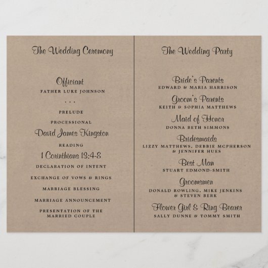 Die rustikale Kraftzeichensammlung (Rückseite)