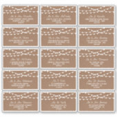 Die rustikale Kraftzeichensammlung Aufkleber (Vorderseite)