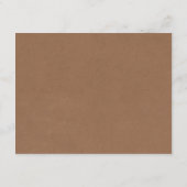 Die rustikale Kraftzeichensammlung Begleitkarte (Rückseite)