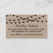 Die rustikale Kraftzeichensammlung Begleitkarte (Vorderseite)