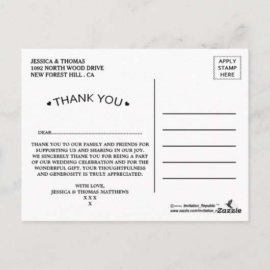 Die rustikale Kraftzeichensammlung Postkarte (Rückseite)