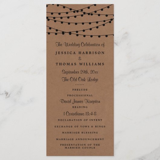 Die rustikale Kraftzeichensammlung Programm (Vorderseite)