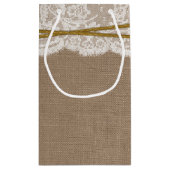 Die rustikale Sand Dollar Beach Hochzeitskollektio Kleine Geschenktüte (Rückseite)