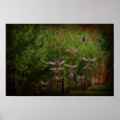 Die rustikale Türkei ist im Flug Poster (Vorne)