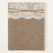 Die rustikale Twine Bow Wedding Collection Planer (Rückseite)