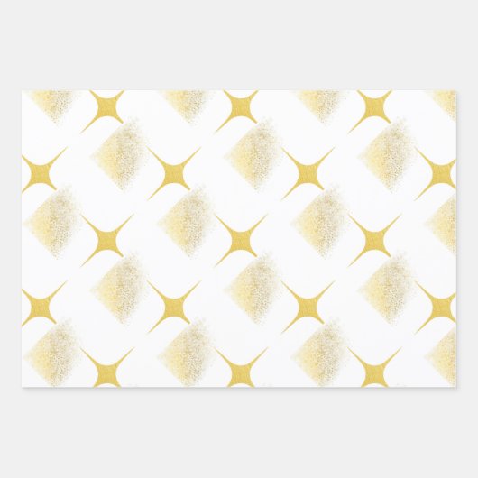 Die rustikale White Gold Collection - Umschlagpapi Geschenkpapier Set (Vorderseite 2)