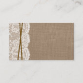 Die rustikalen Hufeisenkarten Begleitkarte (Rückseite)