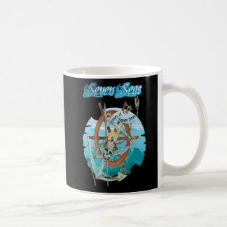 Die rustikalen Sieben Meere Kaffeetasse