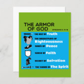 Die Rüstung der Gottekarte (Vorne/Hinten)