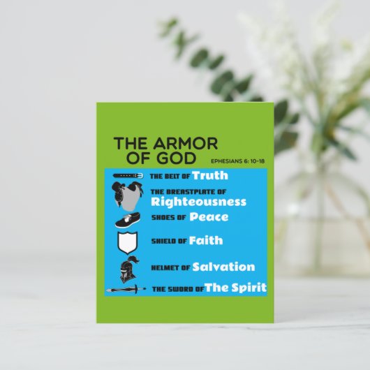 Die Rüstung der Gottekarte (Stehend Vorderseite)