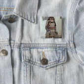 Die Rüstung des Samurai-Kriegers Button (Beispiel)