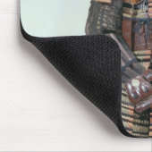 Die Rüstung des Samurai-Kriegers Mousepad (Ecke)