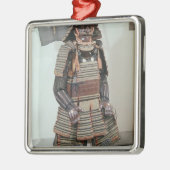 Die Rüstung des Samurai-Kriegers Ornament Aus Metall (Links)