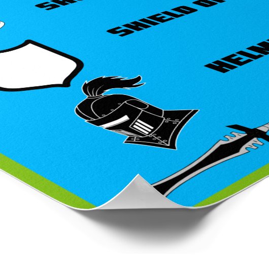 Die Rüstung Gottes Poster (Ecke)