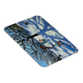 Die Rutsche im Winter Bourg St Moritz Magnet (Rechte Seite)