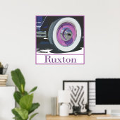 Die Ruxton Wheel-Studie Poster (Heimbüro)