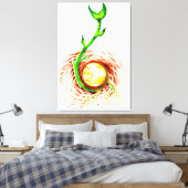Die Saat des Lebensplakats Leinwanddruck (Insitu (Schlafzimmer))