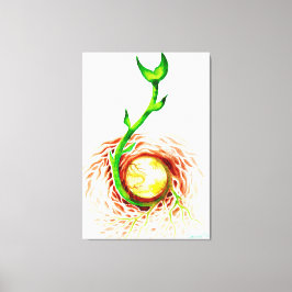 Die Saat des Lebensplakats Leinwanddruck