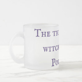 Die Sache mit der Hexenjagd Podcast-Tasse Mattglastasse