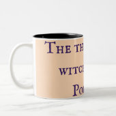 Die Sache mit der Hexenjagd Podcast-Tasse Zweifarbige Tasse (Links)