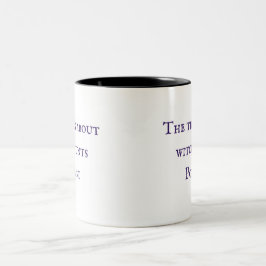 Die Sache mit der Hexenjagd Podcast-Tasse Zweifarbige Tasse