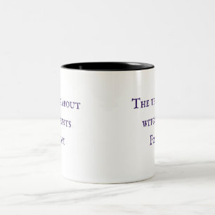 Die Sache mit der Hexenjagd Podcast-Tasse Zweifarbige Tasse