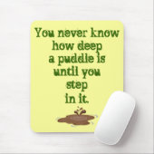 Die Sache über Puddles_ Mousepad (Mit Mouse)