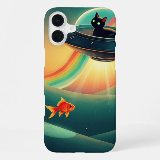 Die sachliche Alien iPhone Hülle (Rückseite)