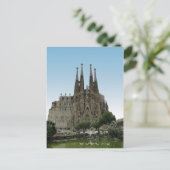 Die Sagrada Familia, Barcelona, Spanien Postkarte (Stehend Vorderseite)