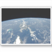 Die Sahara-Staubwolke fliegt nach Westen in den At Aufkleber (Vorderseite)