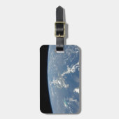 Die Sahara-Staubwolke fliegt nach Westen in den At Gepäckanhänger (Vorderseite vertikal)