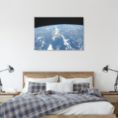 Die Sahara-Staubwolke fliegt nach Westen in den At Leinwanddruck (Insitu (Schlafzimmer))