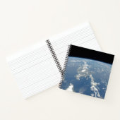 Die Sahara-Staubwolke fliegt nach Westen in den At Notizblock (Innenseite)