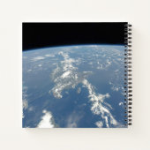 Die Sahara-Staubwolke fliegt nach Westen in den At Notizblock (Rückseite)