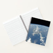 Die Sahara-Staubwolke fliegt nach Westen in den At Notizblock (Innenseite)