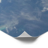 Die Sahara-Staubwolke fliegt nach Westen in den At Poster (Ecke)