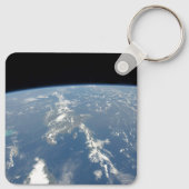 Die Sahara-Staubwolke fliegt nach Westen in den At Schlüsselanhänger (Rückseite)